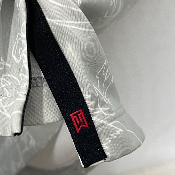 TW Tiger Woods Men's Nike Dri-FIT ADV Golf Polo Light Smoke Gray DX6092-077 Lrg - Picture 11 of 13